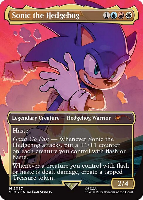 Sonic the Hedgehog (Rainbow Foil)