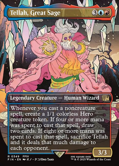 Tellah, Great Sage (Borderless)