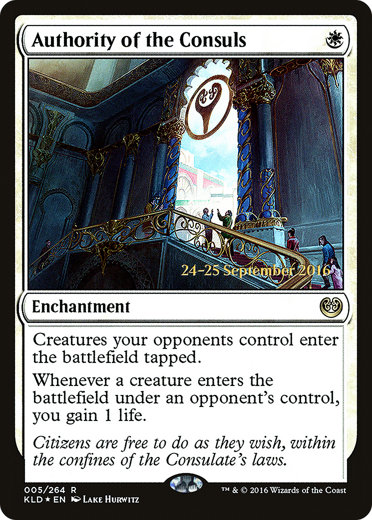 Authority of the Consuls (PRE-005) - Kaladesh Promos Foil