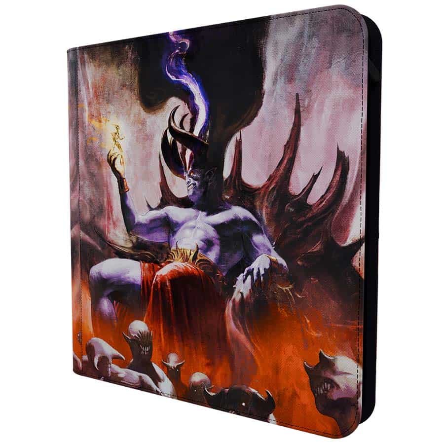 ARCANE FORTRESS: ANGELS AND DEMONS COLLECTION: ENDLESS TORMENT 12-POCKET ZIPPER BINDER