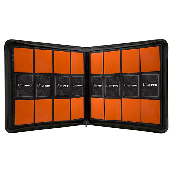 Binder: PRO 12-Pocket Zippered Vivid- Black