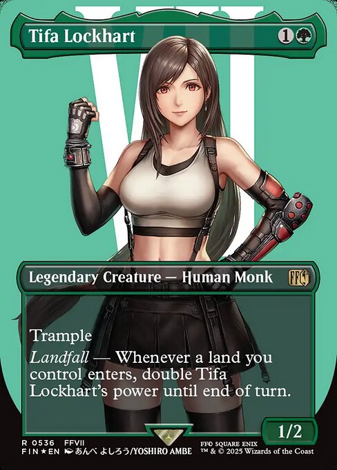 Tifa Lockhart (Borderless) (Surge Foil)