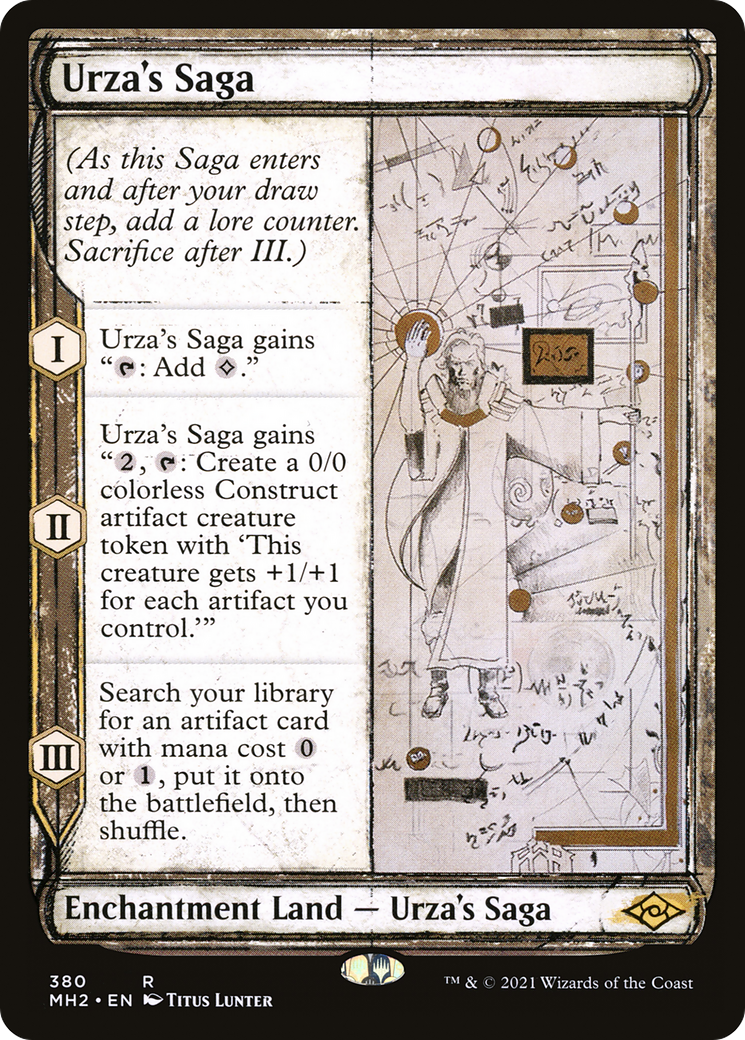 Urza's Saga (Showcase) (MH2-380) - Modern Horizons 2: (Showcase)