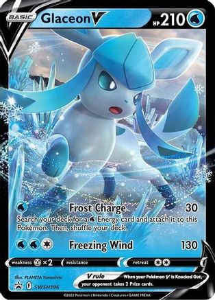 Glaceon V SWSH196/307 - Holofoil SWSH Sword & Shield Promo Cards - Promo