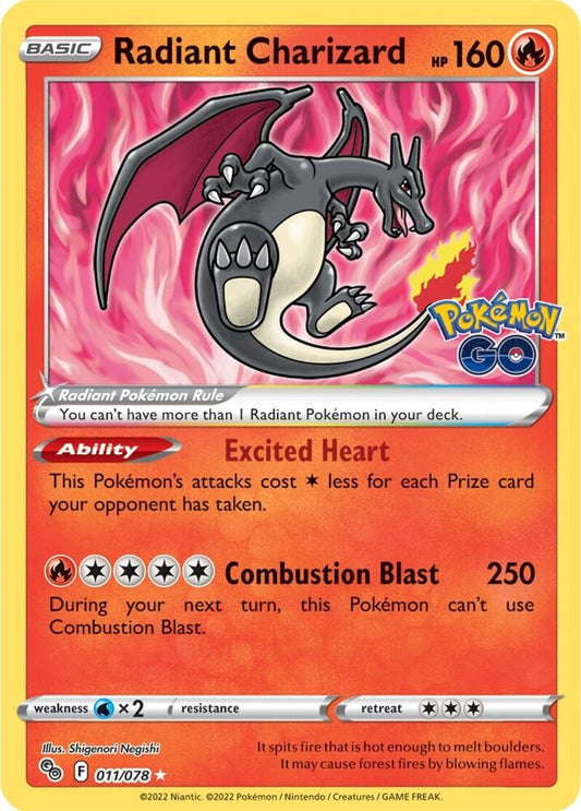 Radiant Charizard 011/078