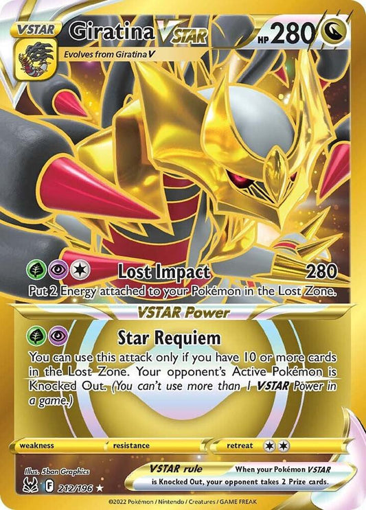 Giratina VSTAR (Secret) 212/196