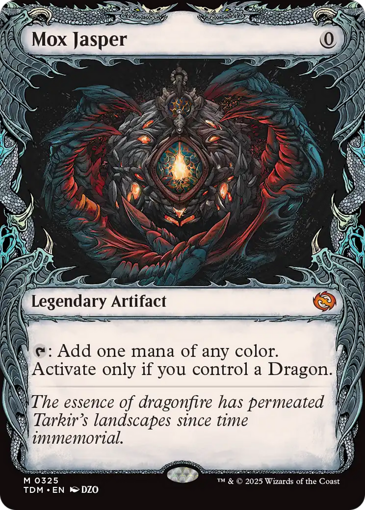 Mox Jasper (Showcase) (TDM-325) - Tarkir: Dragonstorm: (Showcase)