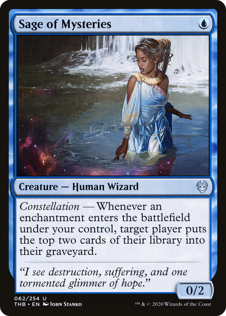 Sage of Mysteries (THB-062) - Theros Beyond Death Foil