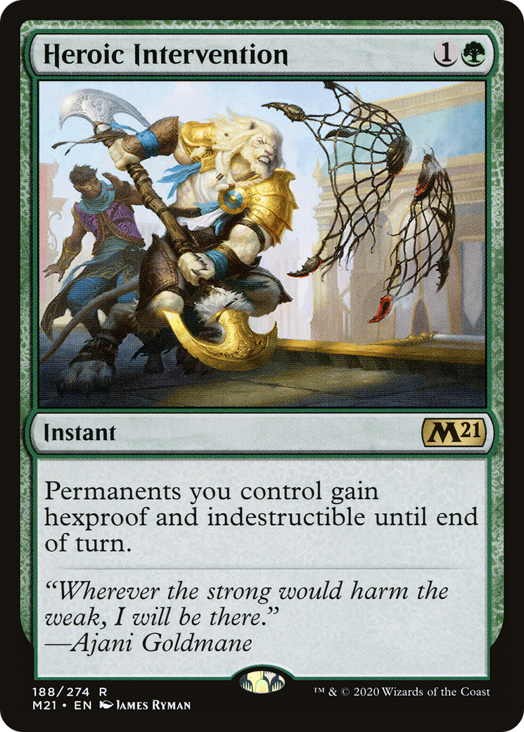 Heroic Intervention (M21-188) - Core Set 2021