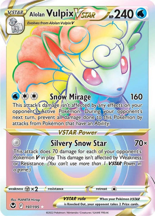 Alolan Vulpix VSTAR (Secret) 197/195