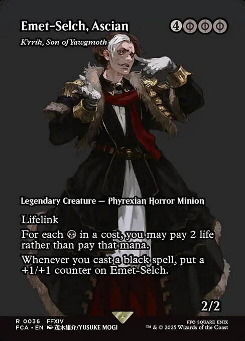 Emet-Selch, Ascian - K'rrik, Son of Yawgmoth (Showcase)