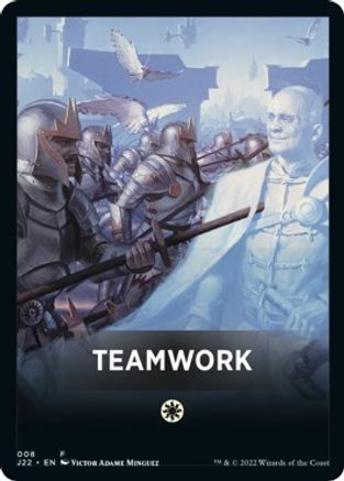 Teamwork Theme Card (J22-008) - Jumpstart 2022