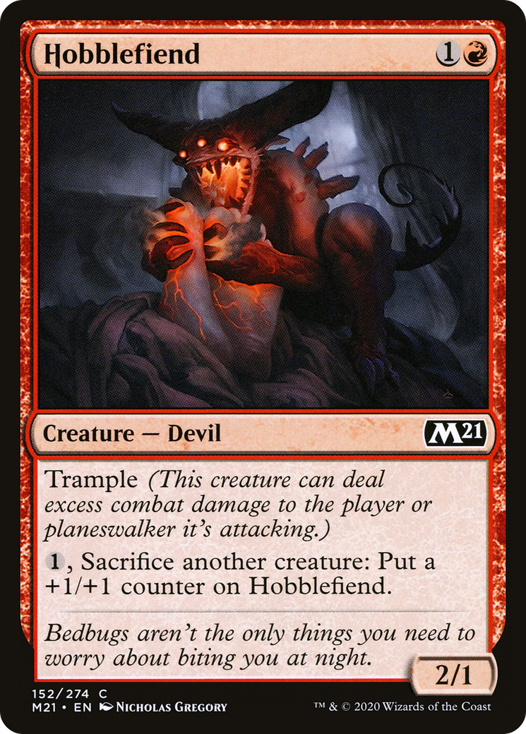 Hobblefiend (M21-152) - Core Set 2021 Foil