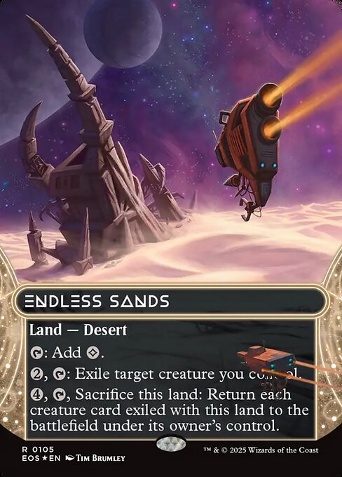 Endless Sands (0105) (Borderless) (Galaxy Foil)
