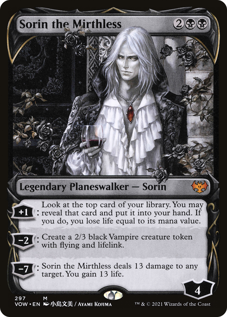 Sorin the Mirthless (Showcase) (VOW-297) - Innistrad: Crimson Vow: (Showcase)