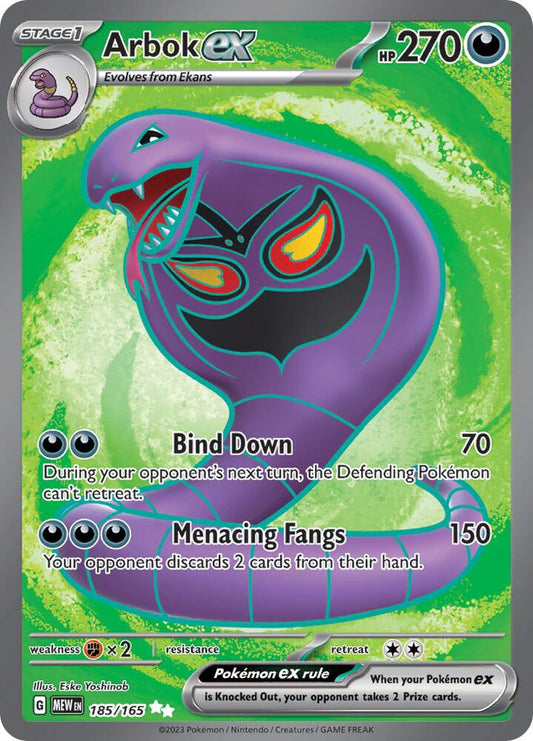 Arbok ex 185/165