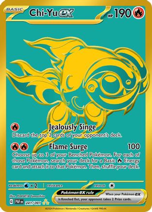 Chi-Yu ex 241 - Holofoil SV Paldean Fates - Hyper Rare