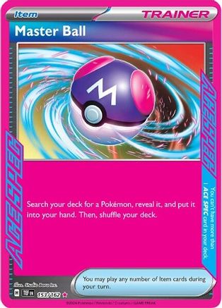 Master Ball 153/162 - Holofoil SV05 Temporal Forces - ACE SPEC Rare