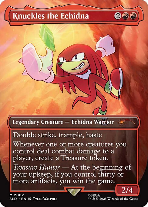 Knuckles the Echidna (Rainbow Foil)