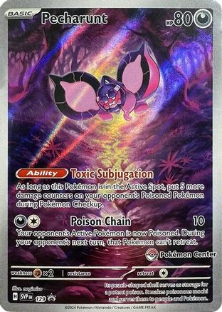Pecharunt (Pokemon Center Exclusive) 129 - Holofoil SV Scarlet & Violet Promo Cards - Promo