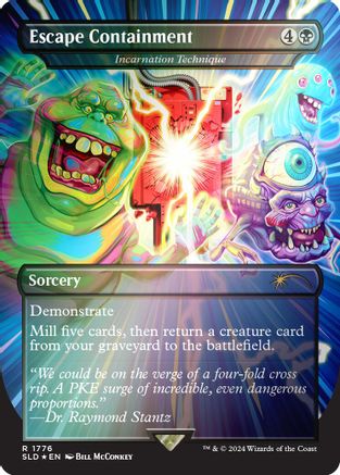 Escape Containment - Incarnation Technique (Rainbow Foil) (SLD-1776) - Secret Lair Drop Series Foil
