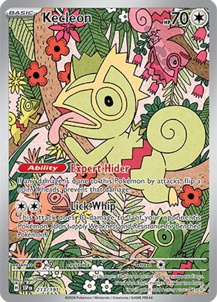 Kecleon 213/191 - Holofoil SV08 Surging Sparks - Illustration Rare