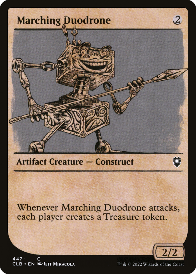 Marching Duodrone (Showcase) (CLB-447) - Commander Legends: Battle for Baldur's Gate: (Showcase)