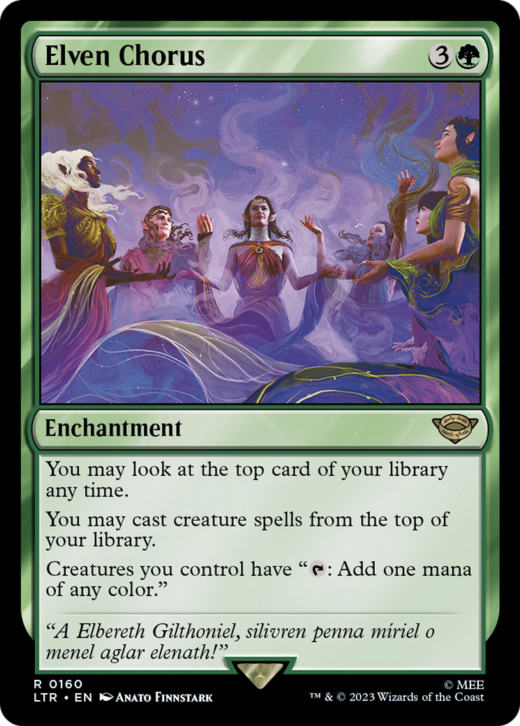 Elven Chorus (LTR-160) - The Lord of the Rings: Tales of Middle-earth