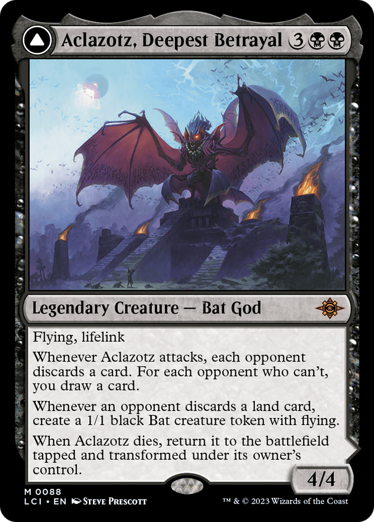 Aclazotz, Deepest Betrayal (LCI-088) - The Lost Caverns of Ixalan Foil