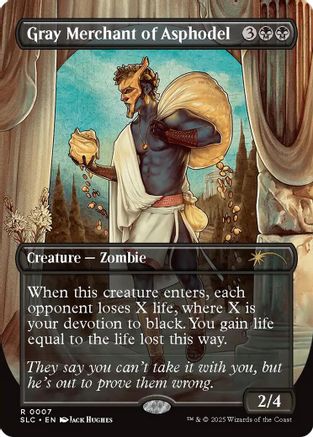 Gray Merchant of Asphodel (SLC-007) - Secret Lair Countdown Kit Foil