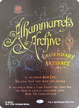 Alhammarret's Archive (SLC-027) - Secret Lair Countdown Kit Foil