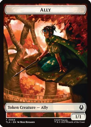 Ally (0004) // Soldier (0011) Double-Sided Token (TLA-4 // 11) - Avatar: The Last Airbender