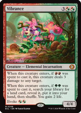 Vibrance (ECL-249) - Lorwyn Eclipsed Foil