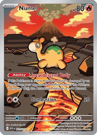Numel 223/217 - Holofoil ME Ascended Heroes - Illustration Rare