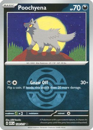 Poochyena (Dusk Ball) 128/217 - Reverse Holofoil ME Ascended Heroes - Common