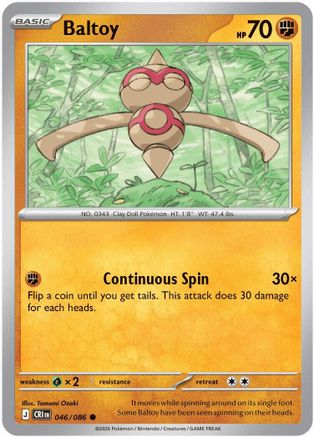 Baltoy 046/086 ME04 Chaos Rising - Common