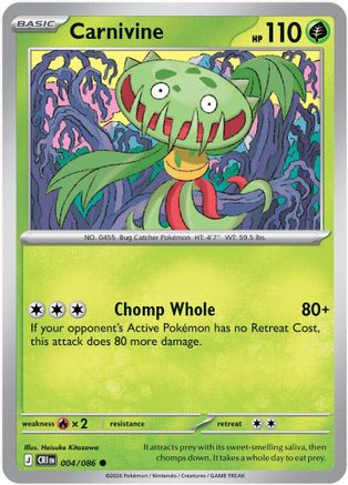 Carnivine 004/086 ME04 Chaos Rising - Common