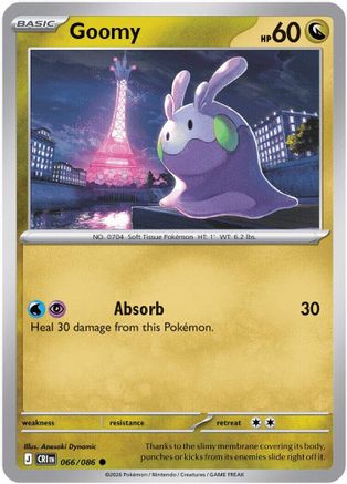 Goomy 066/086 - Reverse Holofoil ME04 Chaos Rising - Common