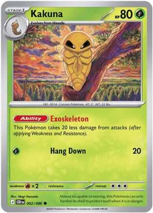 Kakuna 002/086 ME04 Chaos Rising - Common