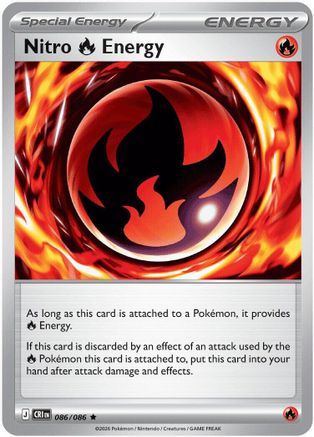 Nitro R Energy 086/086 - Reverse Holofoil ME04 Chaos Rising - Rare