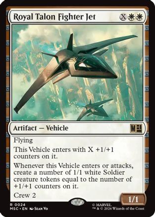 Royal Talon Fighter Jet (MSC-024) - Commander: Marvel Super Heroes