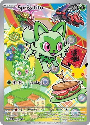 Sprigatito 061 - Holofoil ME Mega Evolution Promo - Promo