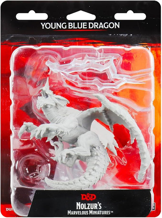 Dungeons & Dragons Nolzur's Marvelous Miniatures: Unpainted Minis - Wave 8 - Young Blue Dragon