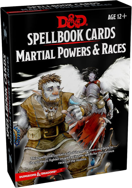 Dungeons & Dragons 5e: Spellbook Cards - Martial Powers & Races Deck