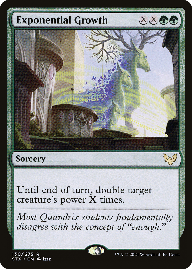 Exponential Growth (STX-130) - Strixhaven: School of Mages Foil