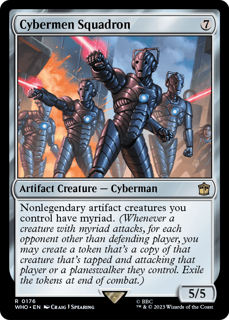 Cybermen Squadron (WHO-176) - Doctor Who Foil