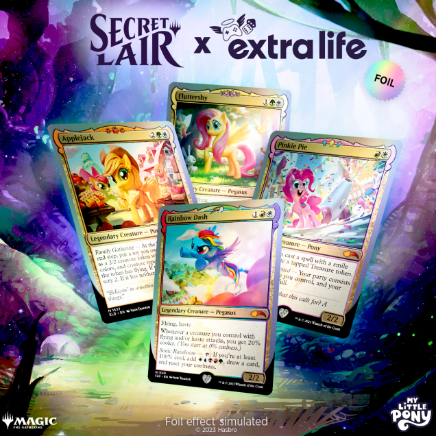 Secret Lair: Ponies: The Galloping 2: Extra Life 2023 - Traditional Foil Edition