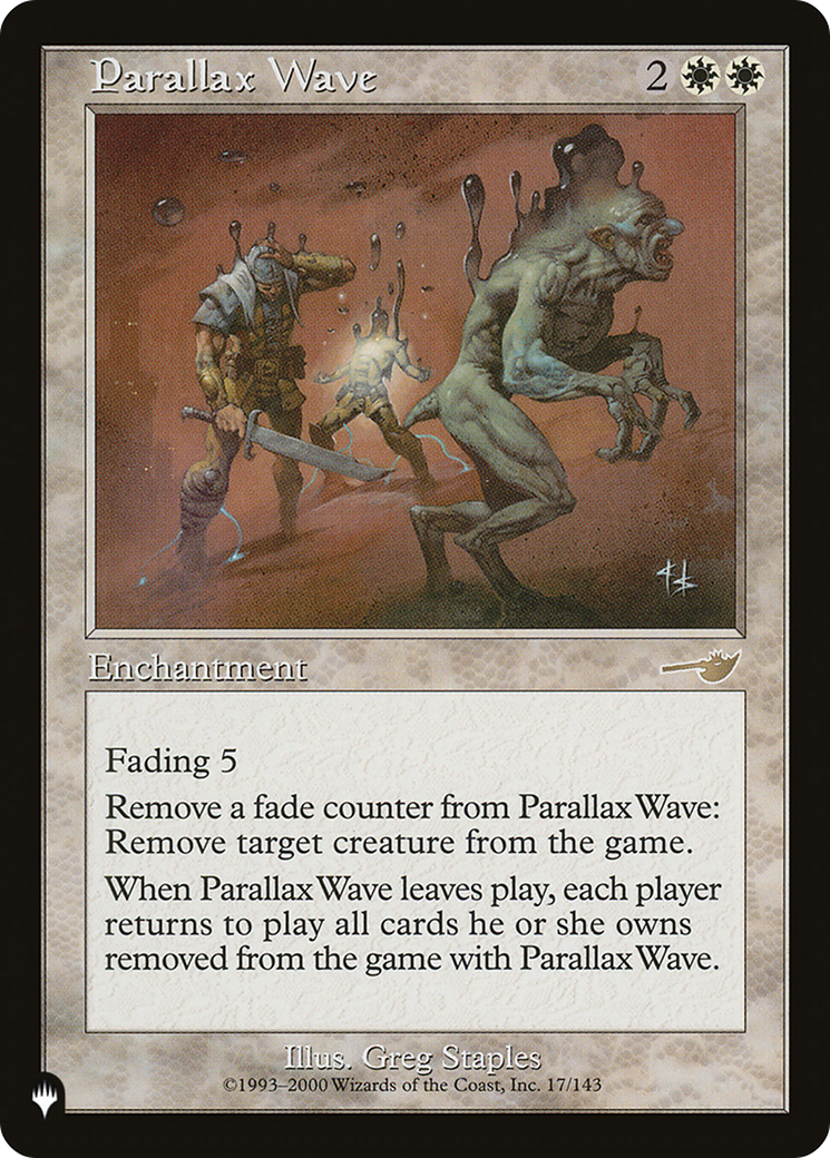 Parallax Wave (LIST-17/143) - The List