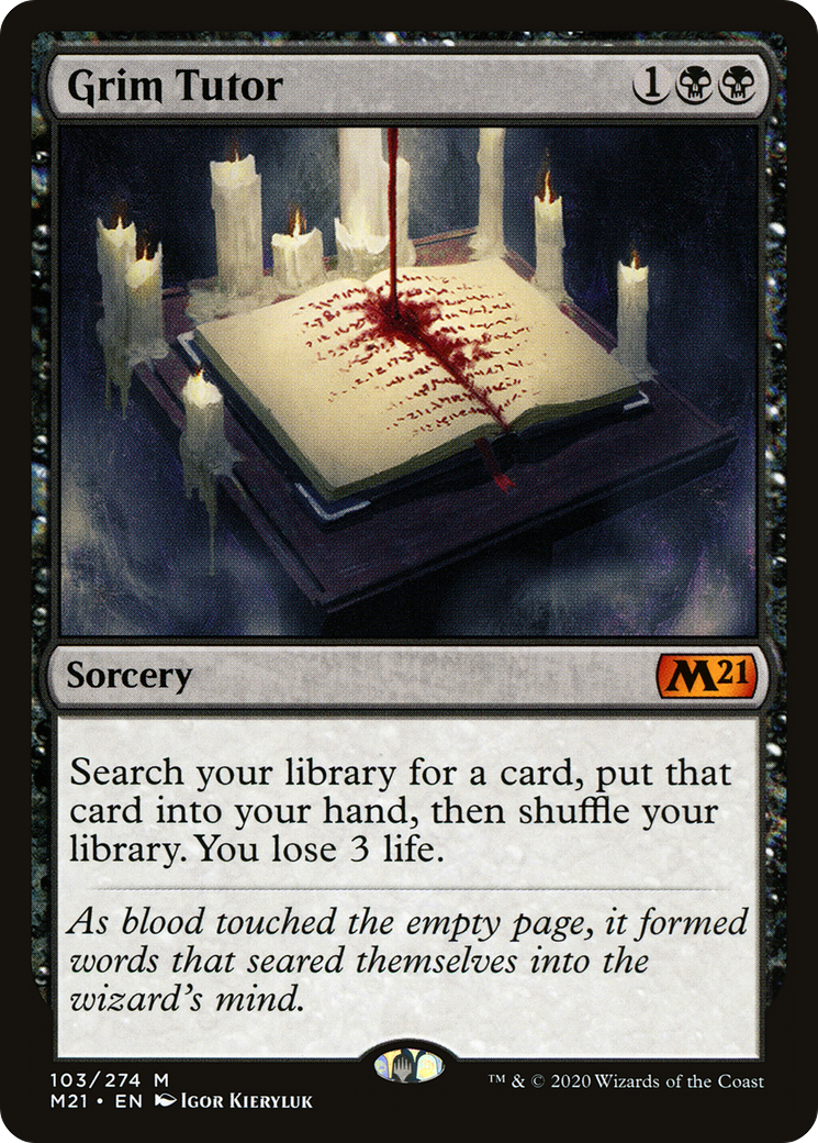 Grim Tutor (M21-103) - Core Set 2021