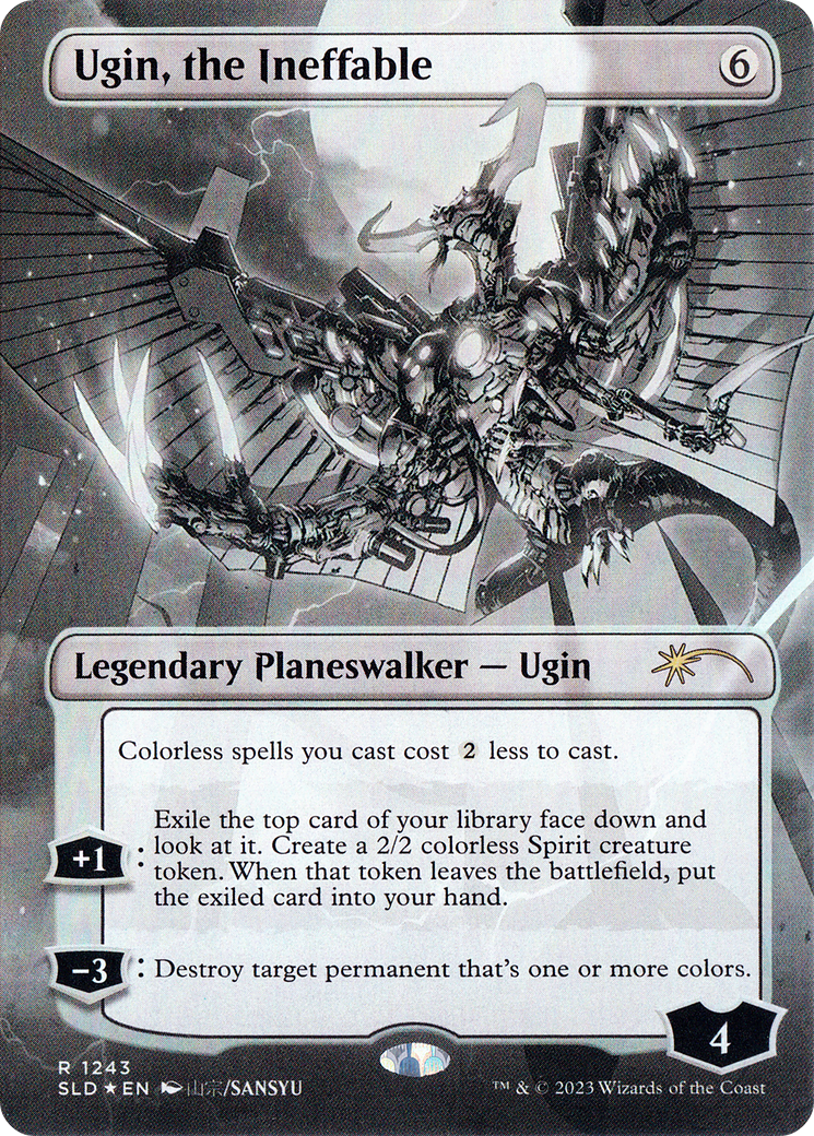 Ugin, the Ineffable (Borderless) (SLD-1243) - Secret Lair Drop Foil